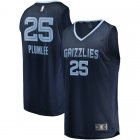 Camiseta Miles Plumlee 25 Memphis Grizzlies Icon Edition Armada Hombre